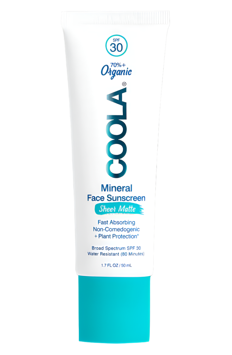 Mineral face sunscreen sheer matte SPF 30