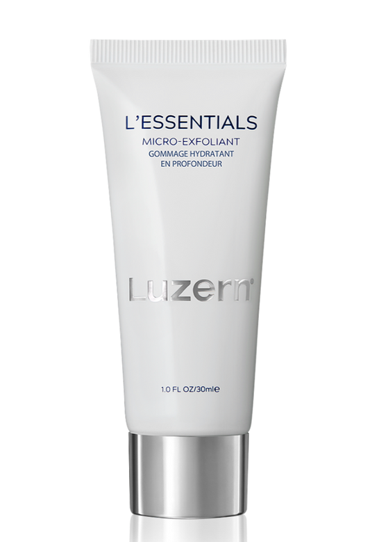 Lésentials micro-exfoliant by Luzern on a white background