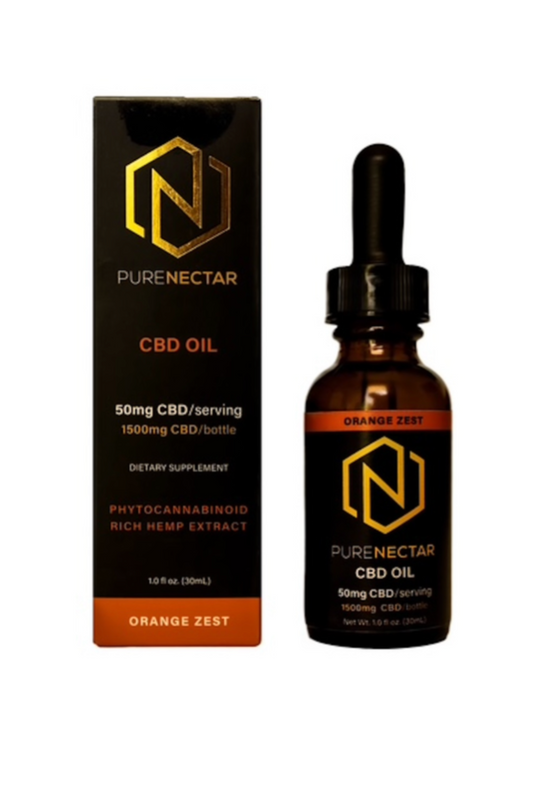 Orange Zest CBD Oil 1500mg