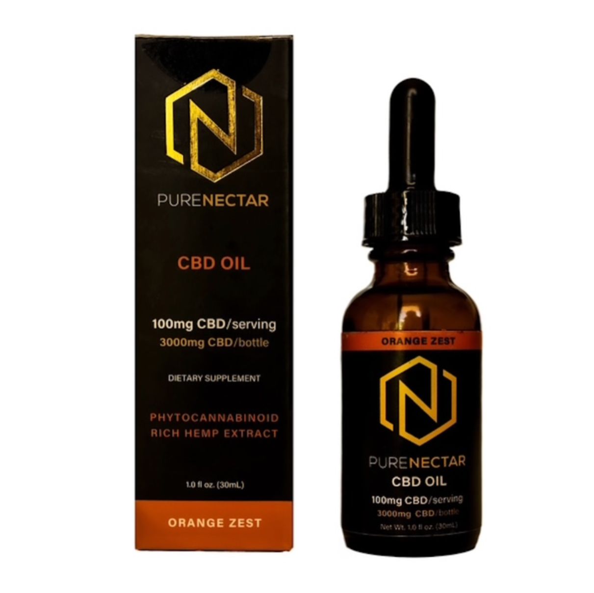 Orange Zest CBD Oil 3000mg